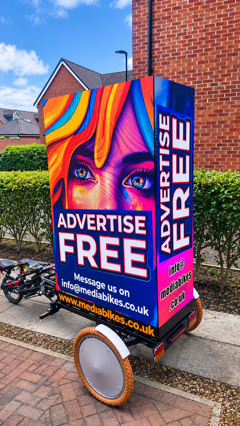 Sample ad artwork layout